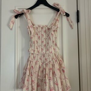 Katie J NYC Textured Floral Dress